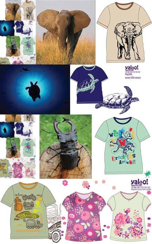 Футболки от ТМ Yaloo Kids!  Серия Природа!